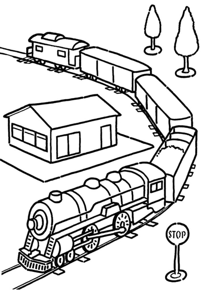 desenhos de trenzinho para colorir 1600