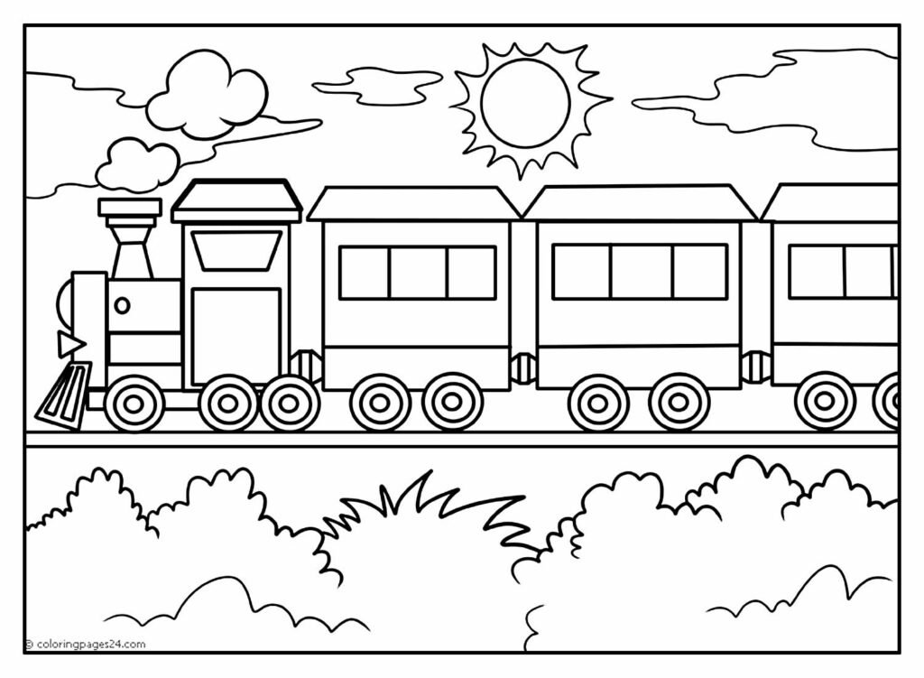 desenhos de trenzinho para colorir 17