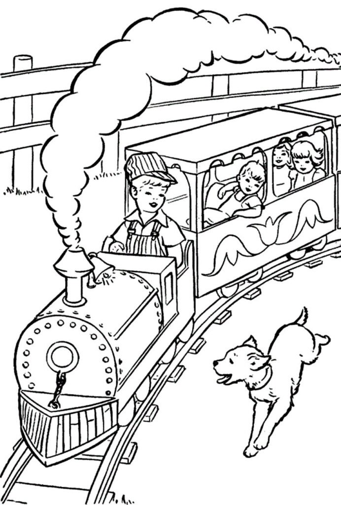 desenhos de trenzinho para colorir 2 1