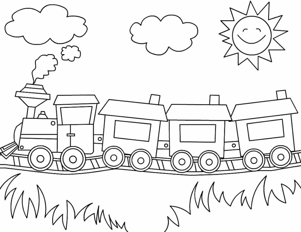 desenhos de trenzinho para colorir 200