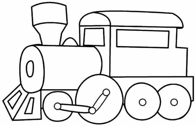 Desenhos de Trenzinho para Colorir e Imprimir