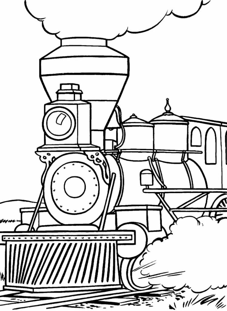 desenhos de trenzinho para colorir 600