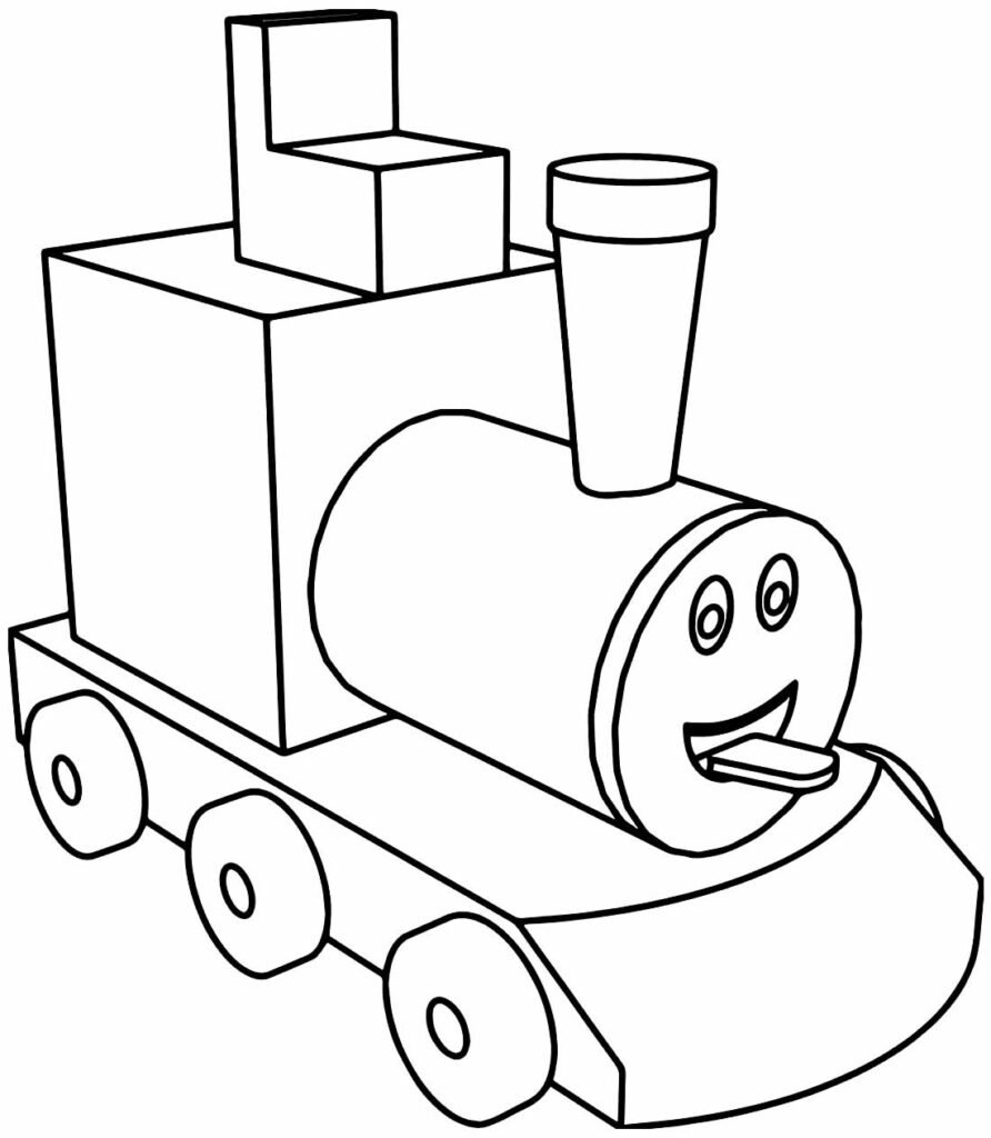 desenhos de trenzinho para colorir 7