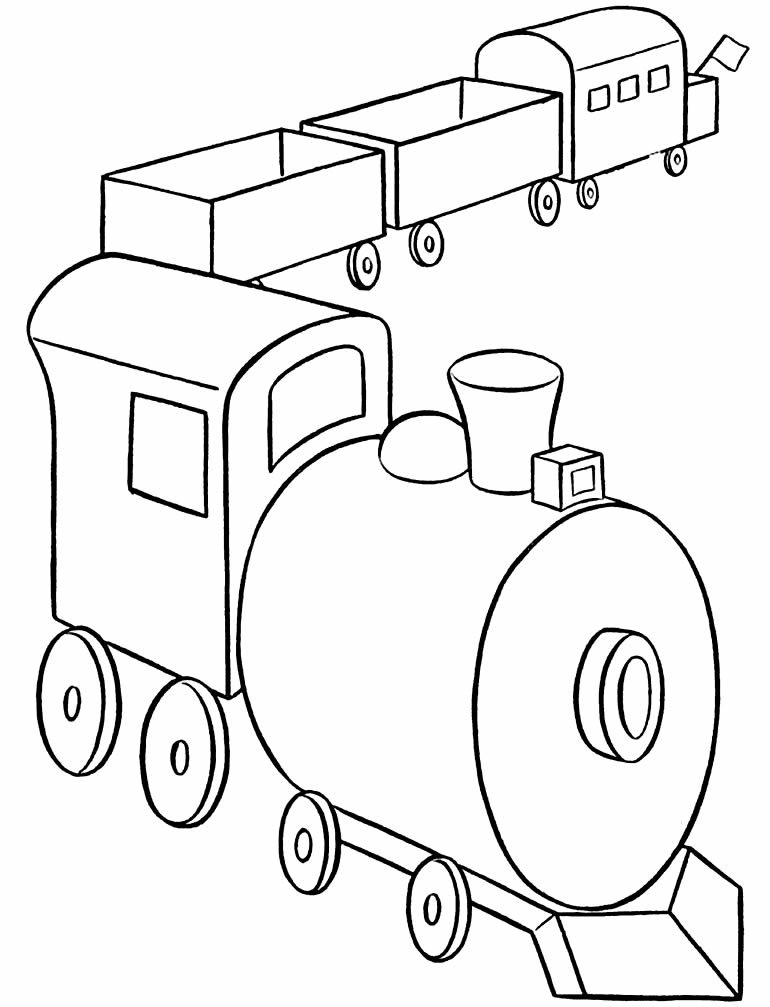 desenhos de trenzinho para colorir 700