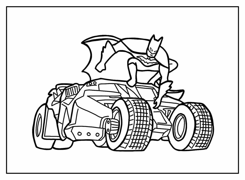 desenhos do batmovel para colorir 24