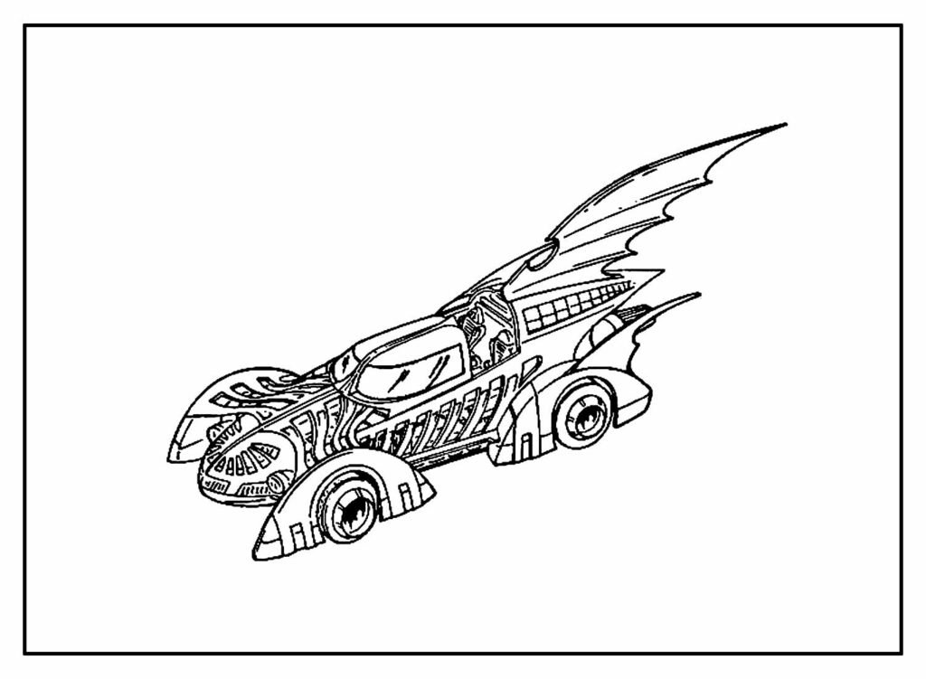 desenhos do batmovel para colorir 25