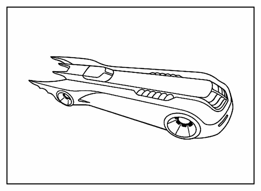 desenhos do batmovel para colorir 7