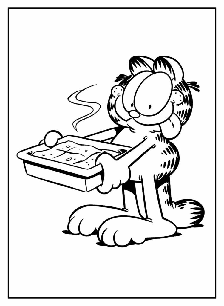 desenhos do garfield para colorir 15