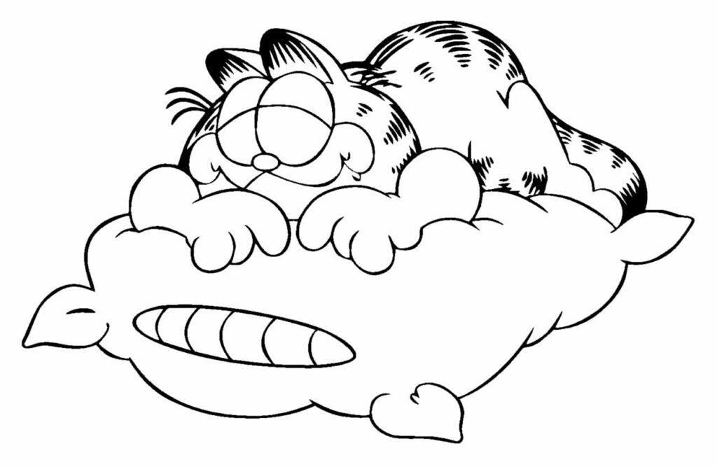 desenhos do garfield para colorir 22