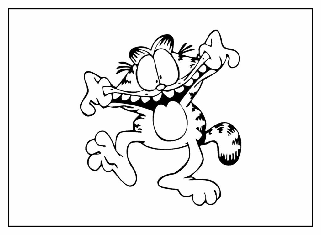 desenhos do garfield para colorir 31