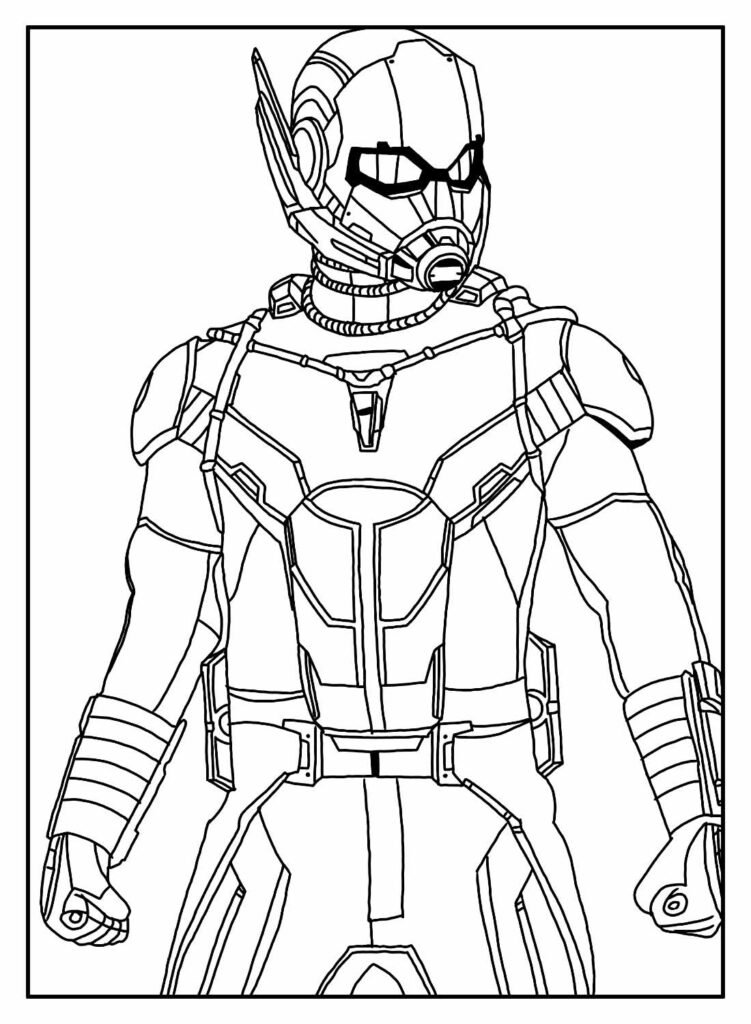 desenhos do homem formiga para colorir 2