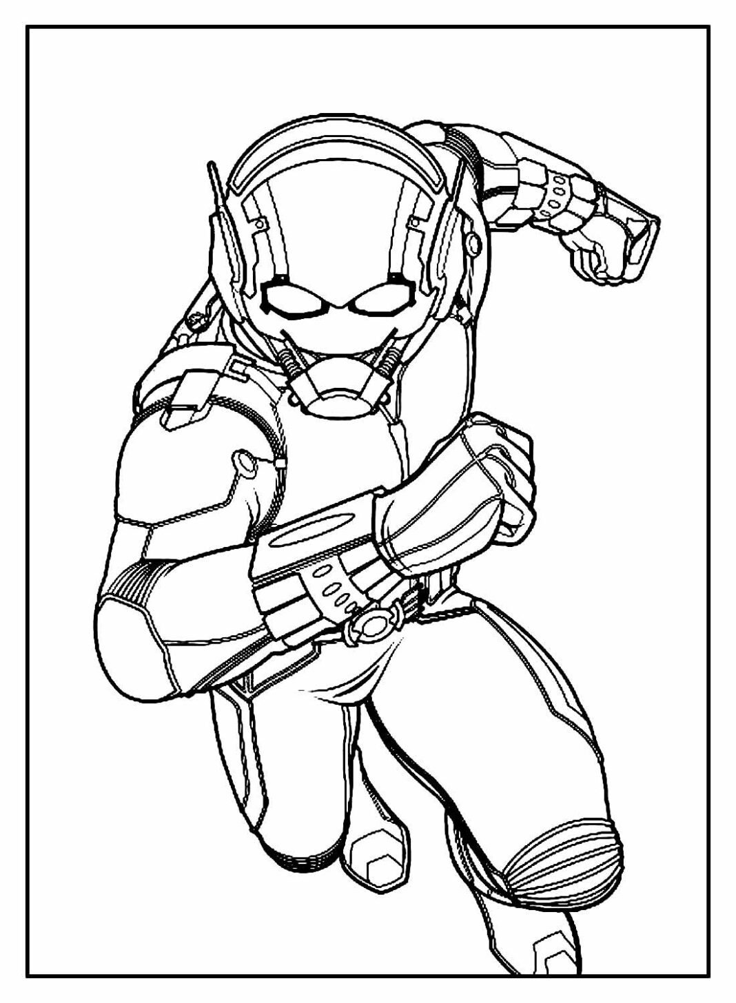 Desenhos do Homem Formiga para Colorir e Imprimir