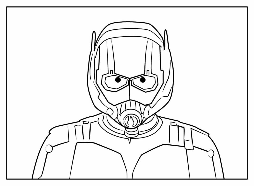 Desenhos do Homem Formiga para Colorir e Imprimir