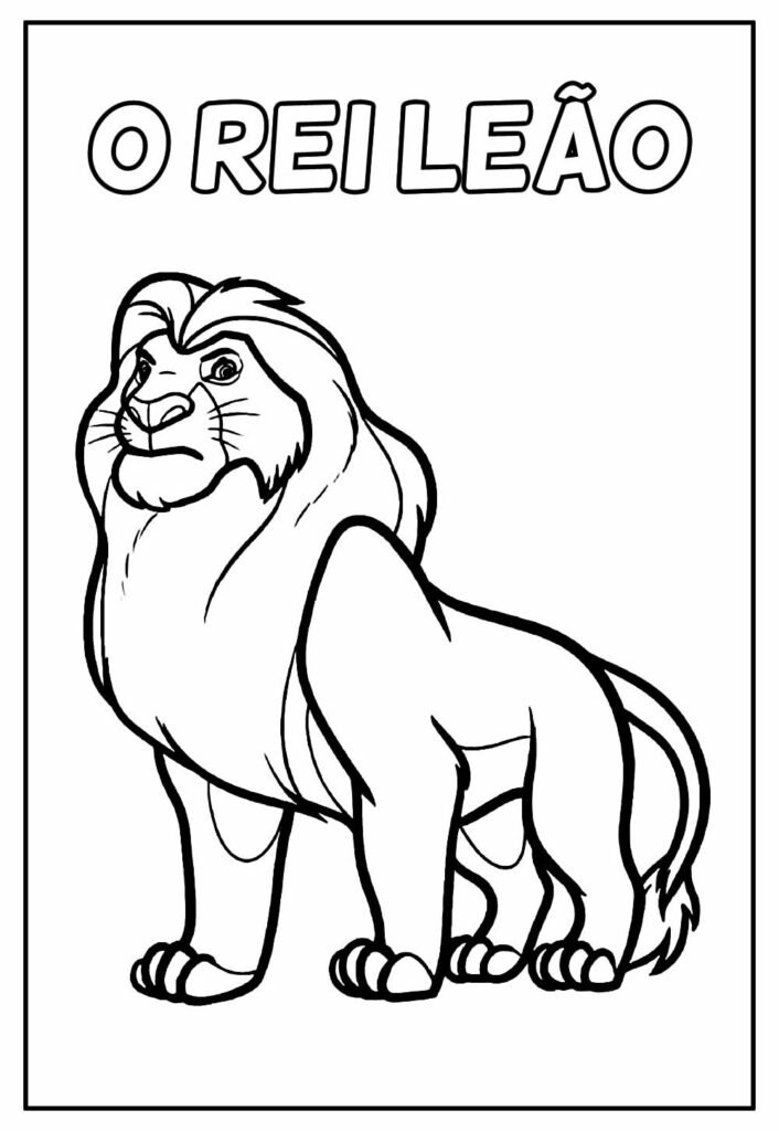 desenhos do rei leao para colorir 29