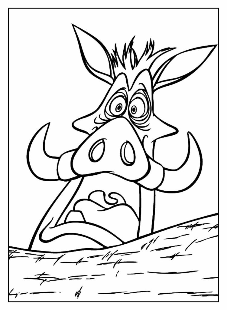 desenhos do rei leao para colorir 8