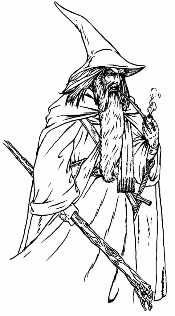 desenhos do senhor dos aneis para colorir 10