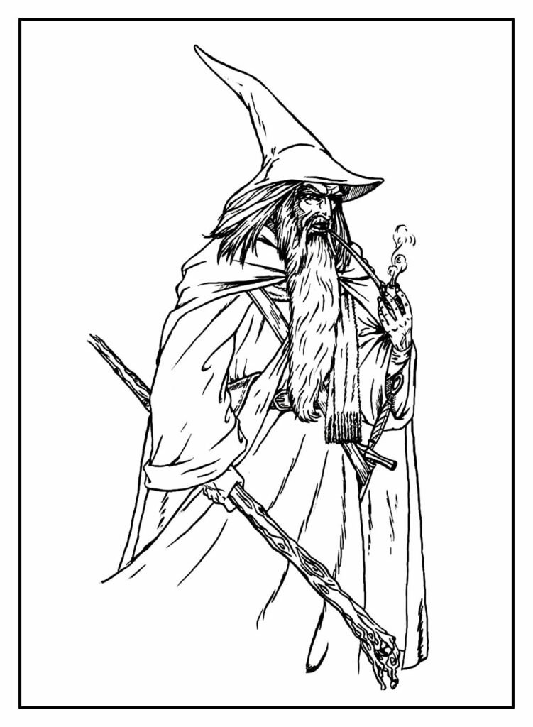 desenhos do senhor dos aneis para colorir 11