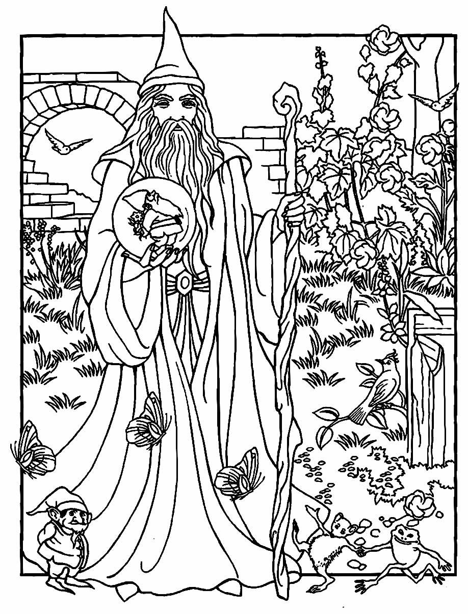 Desenhos de O Senhor dos Anéis para Colorir e Imprimir