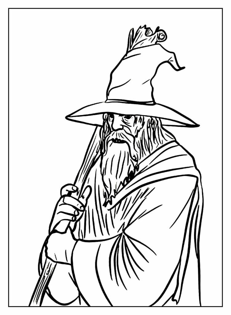 desenhos do senhor dos aneis para colorir 17