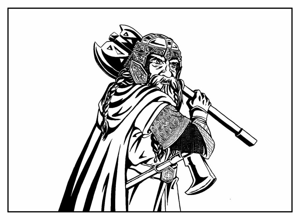 desenhos do senhor dos aneis para colorir 27