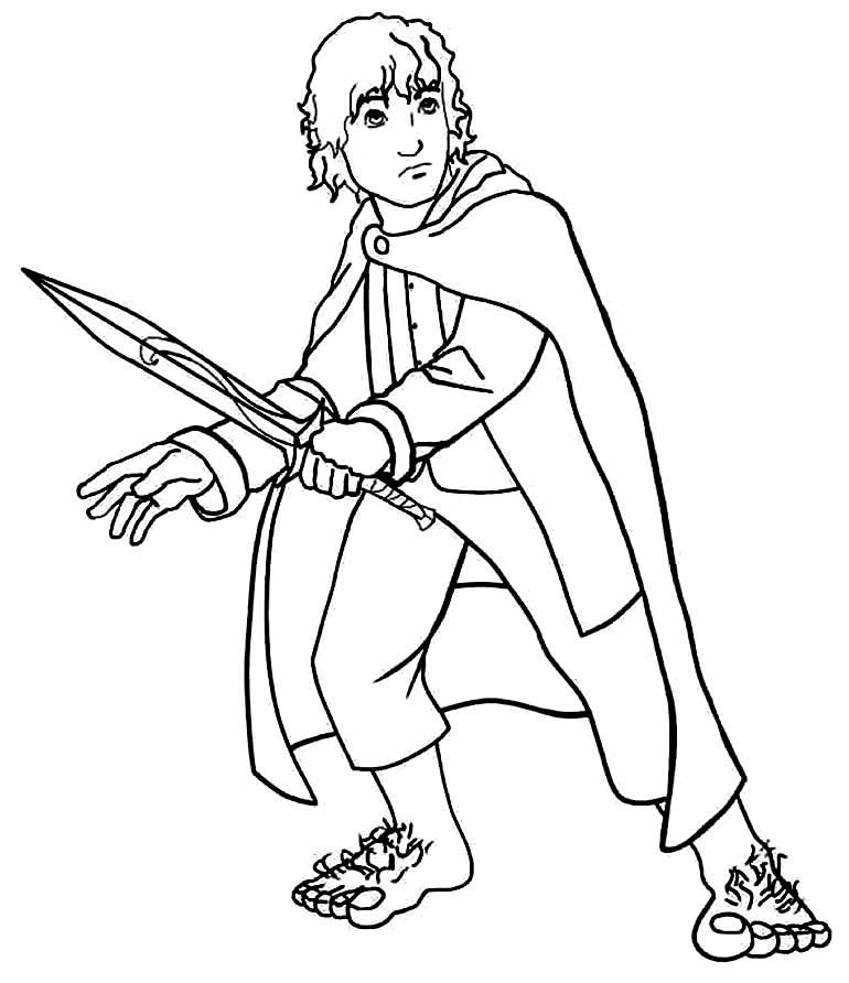 desenhos do senhor dos aneis para colorir 5
