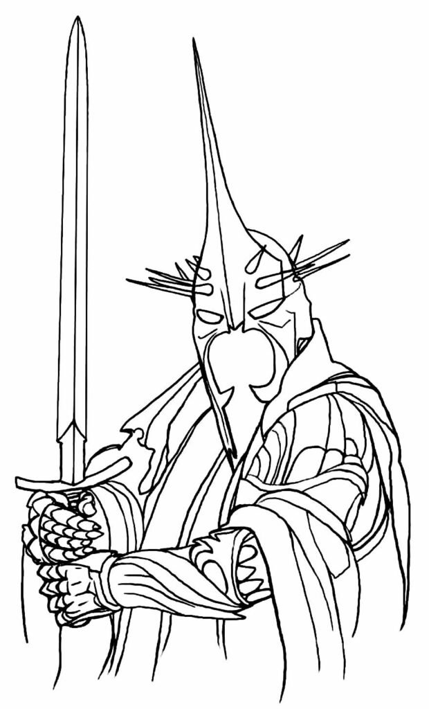 desenhos do senhor dos aneis para colorir 9