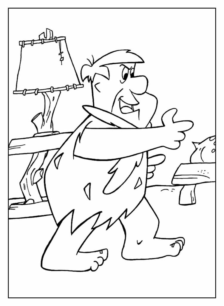 desenhos dos flintstones para colorir 10