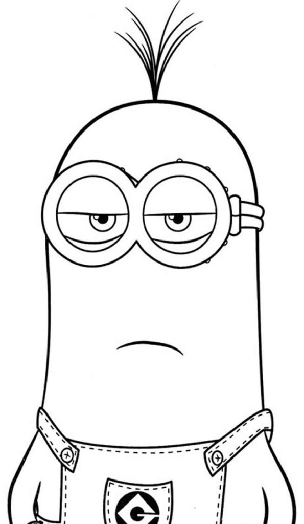 desenhos dos minions para colorir 4