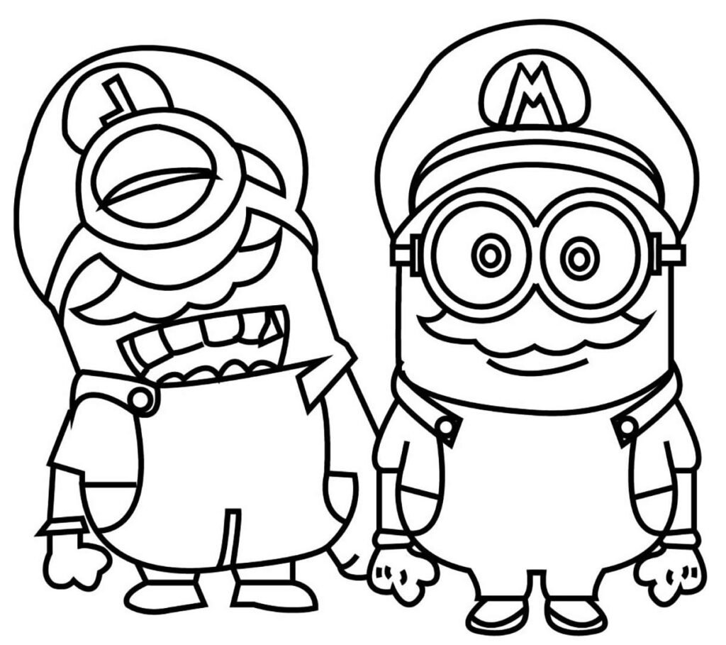 desenhos dos minions para colorir 6
