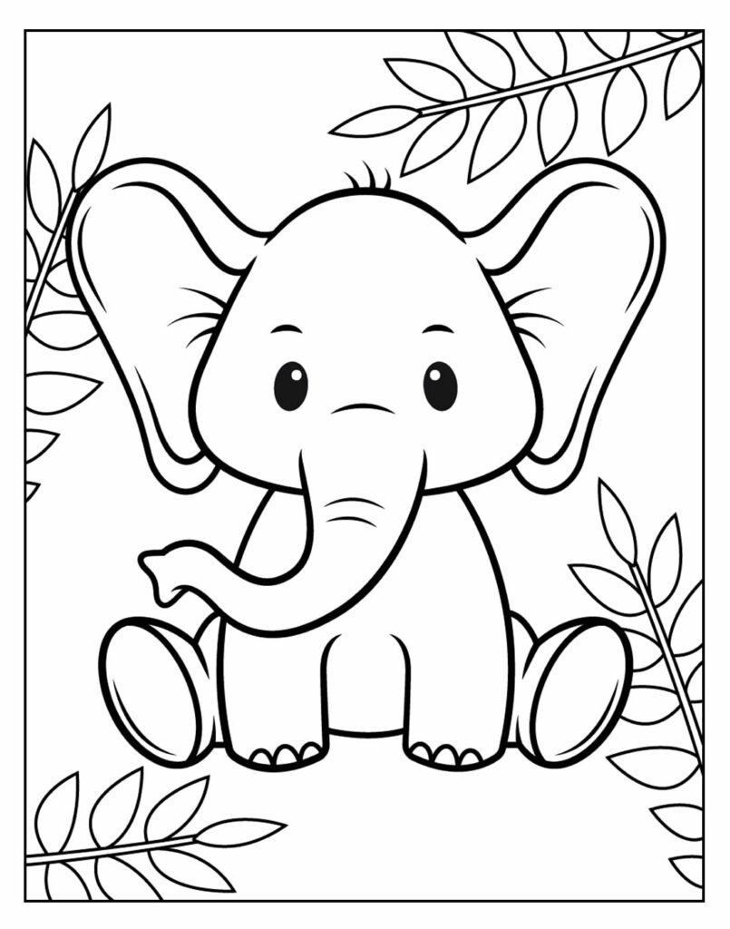 desenhos e paginas para colorir de animais 1