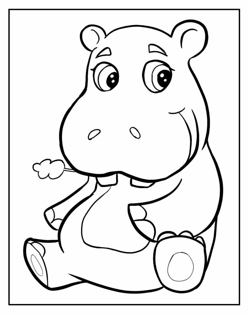 desenhos e paginas para colorir de animais 17