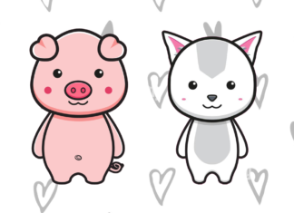 desenhos fofos para colorir