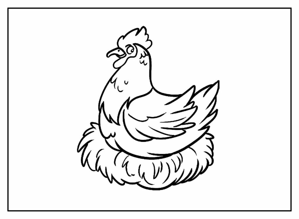 desenhos galinha 1