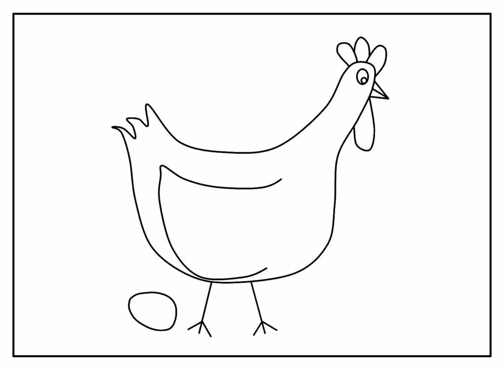 desenhos galinha 3