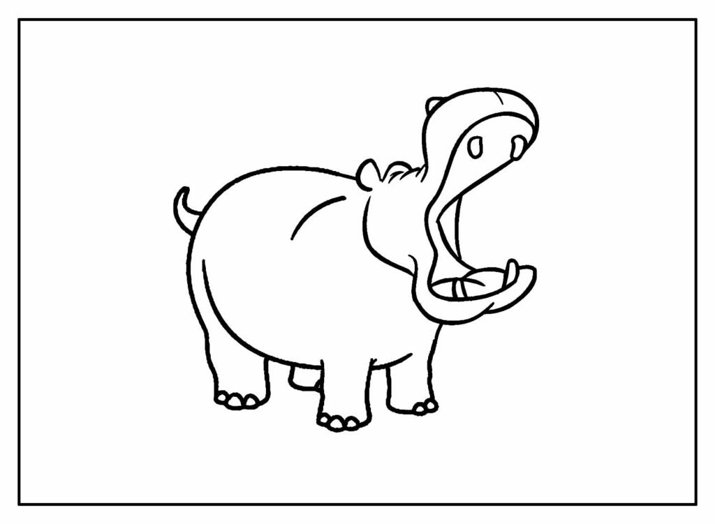 desenhos hipopotamo 6