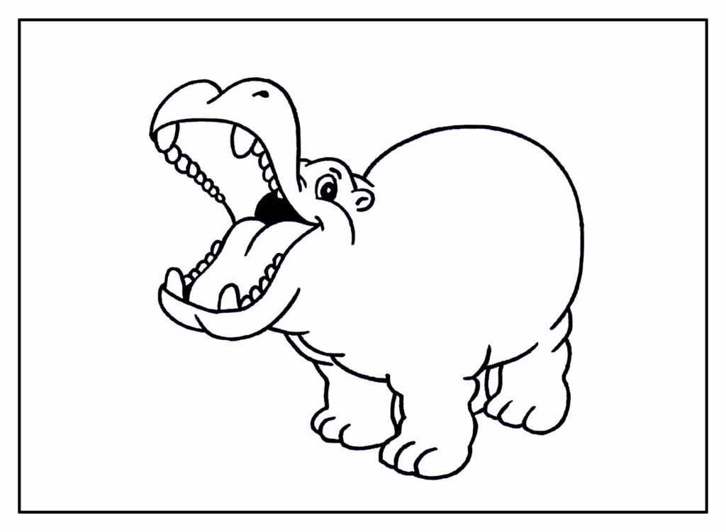 desenhos hipopotamo 8