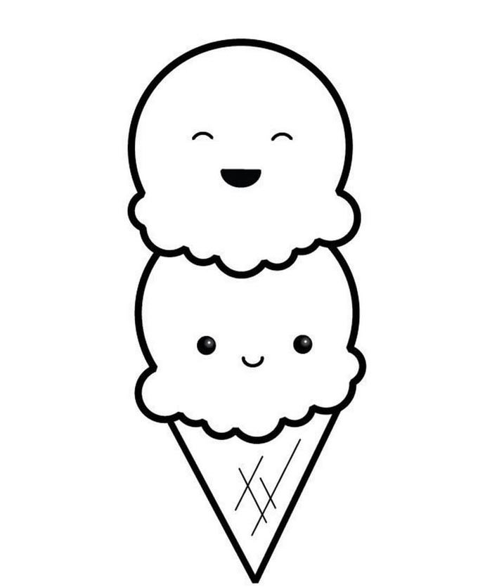 desenhos kawaii fofos e faceis
