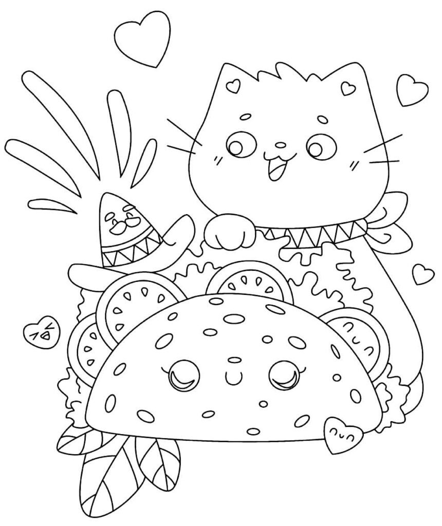 desenhos kawaii para colorir 49