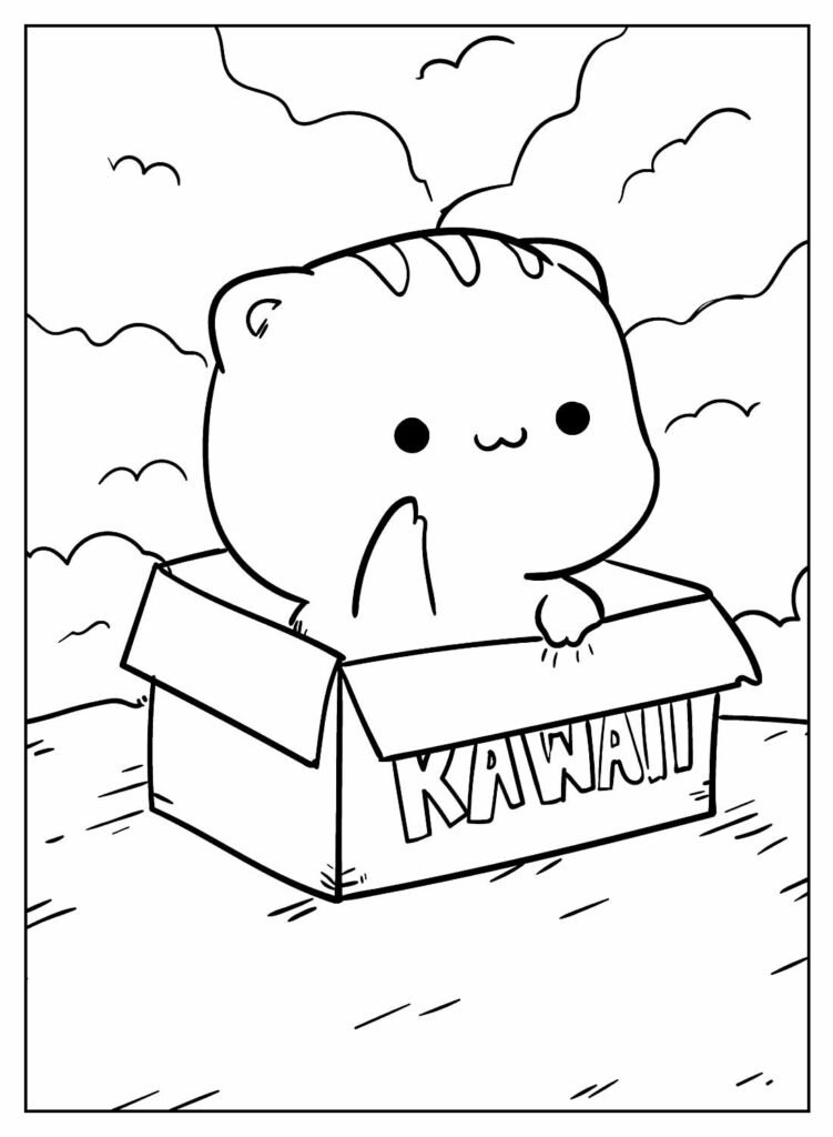 desenhos kawaii para colorir 9 1
