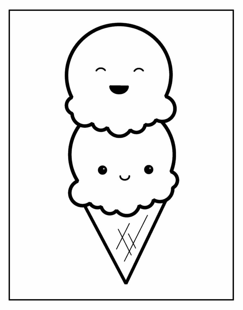 desenhos kawaii para pintar 62
