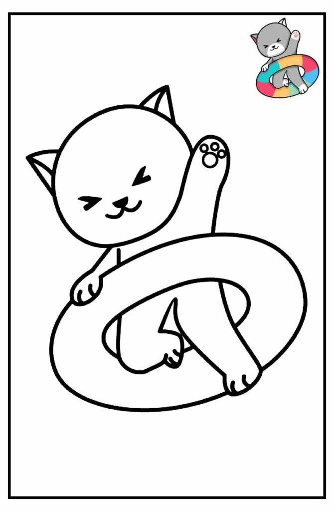 desenhos para colorir kawaii simples e facil 4