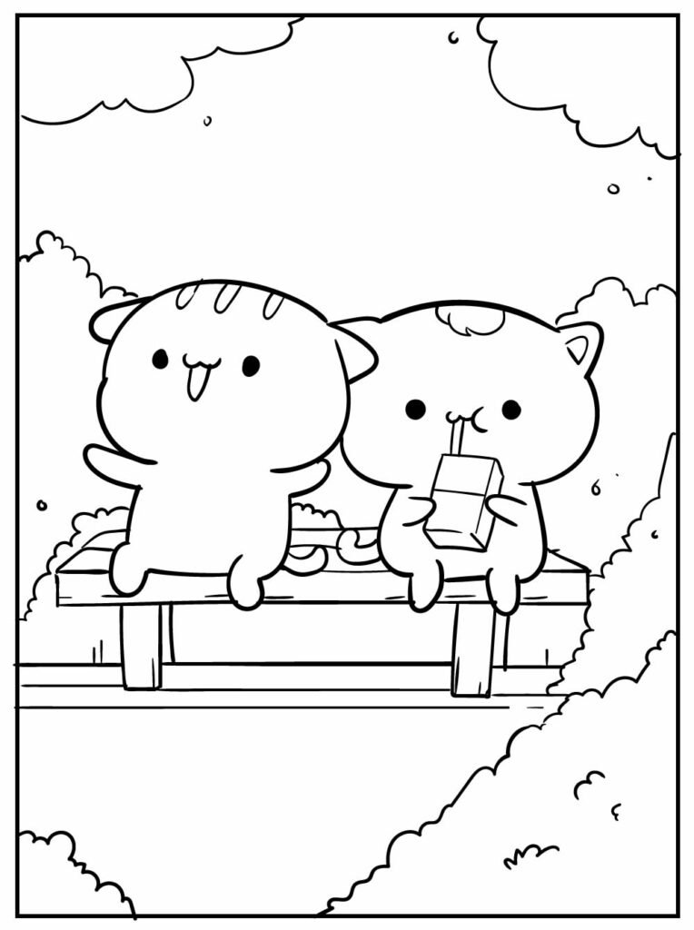 desenhos para colorir kawaii simples e facil 7
