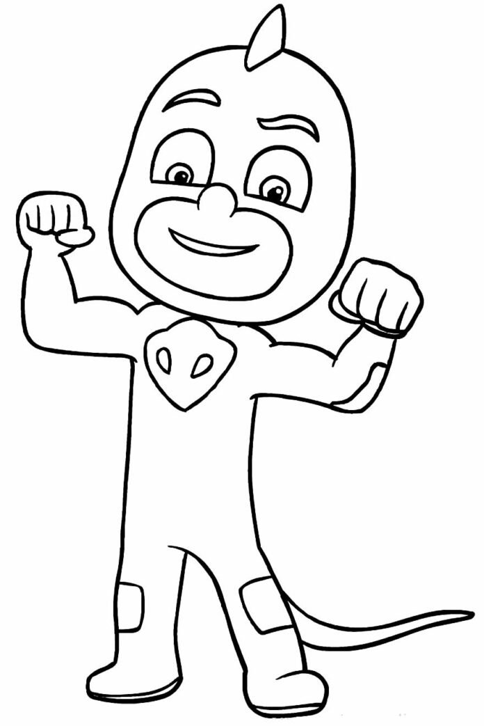 Desenhos de PJ Masks para Colorir e Imprimir