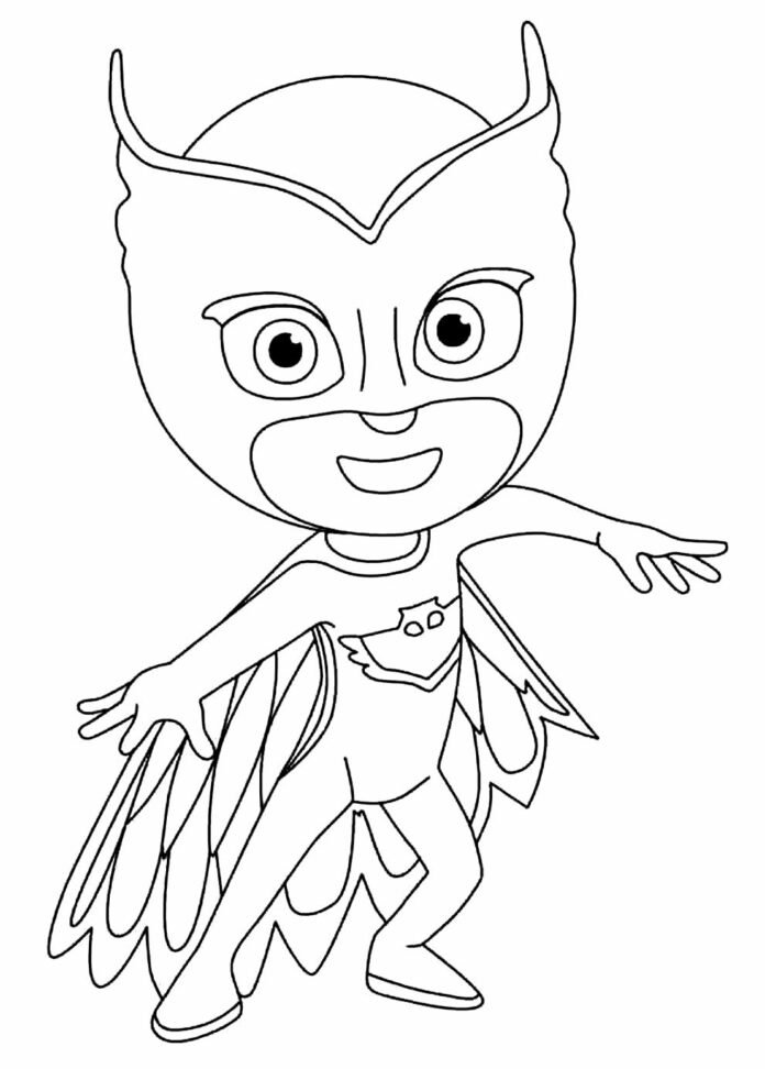 Desenhos de PJ Masks para Colorir e Imprimir