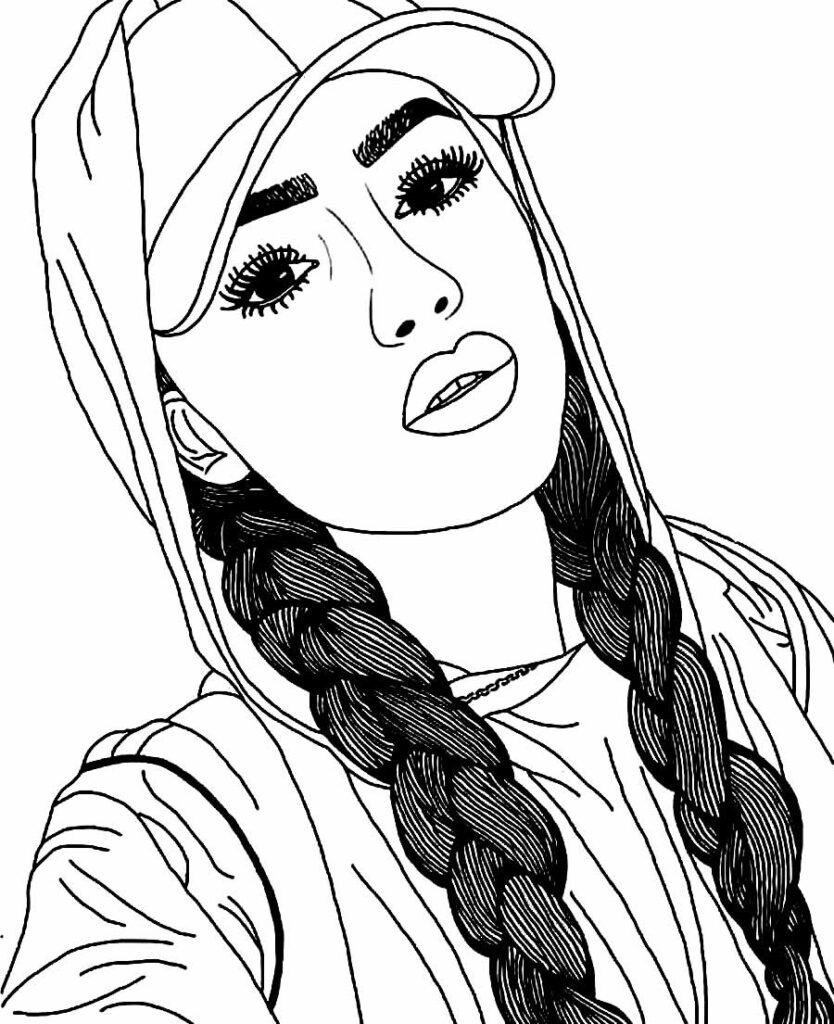 desenhos realistas para colorir 21
