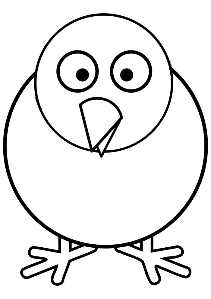 galinha para colorir 10