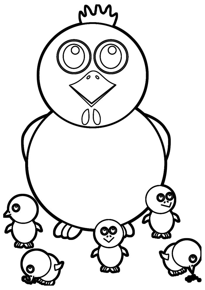 galinha para colorir 12 galinha para colorir 12