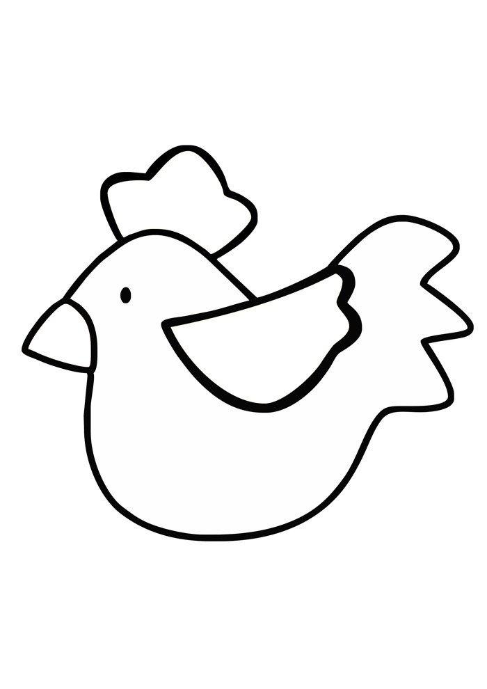 galinha para colorir 24 galinha para colorir 24