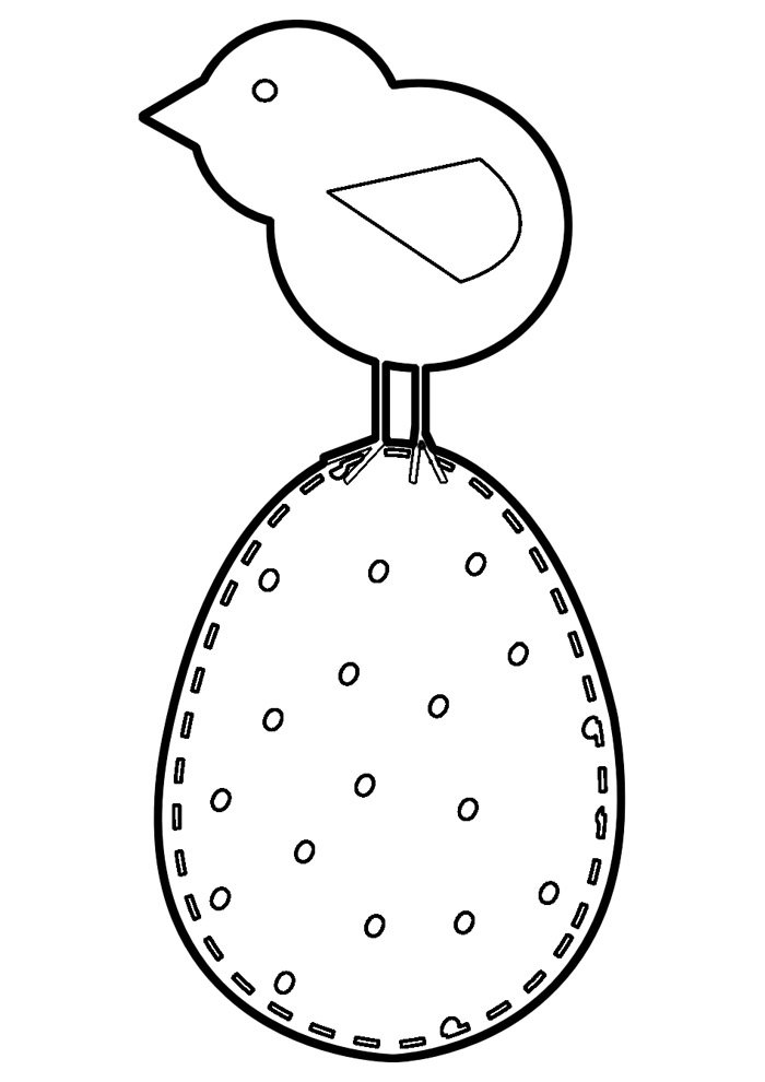 galinha para colorir 4