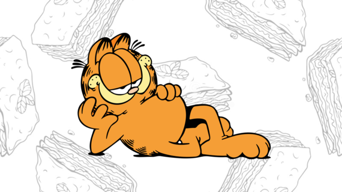 garfield para colorir